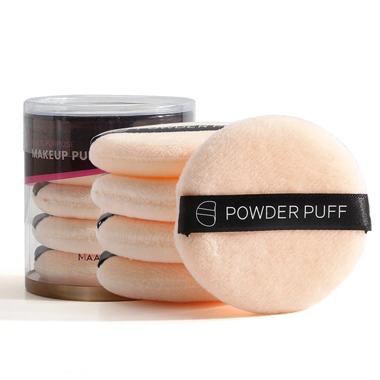 5PCS Flocking Makeup Powder Puff