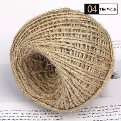 50M/Roll Colorful Natural Jute Rope