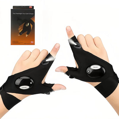 LED Flashlight  Hands-Free Lights Gloves
