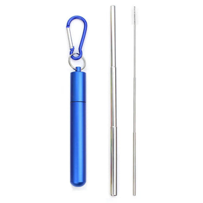 Portable Telescopic Straw Set