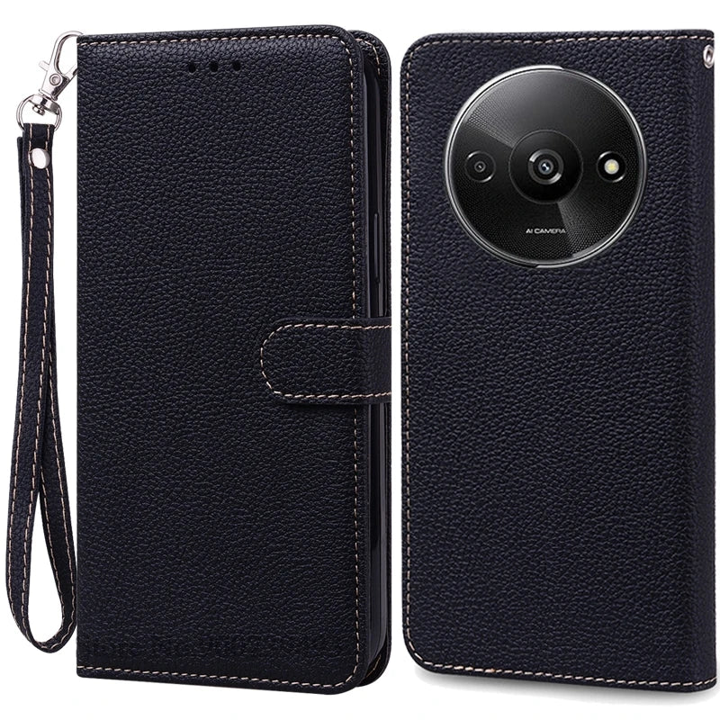 Redmi A3 Leather Wallet Phone Case