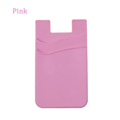Silicone Stick-On Phone Wallet