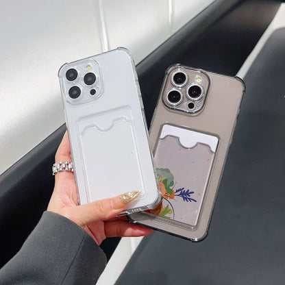 Transparent Card Silicone Case