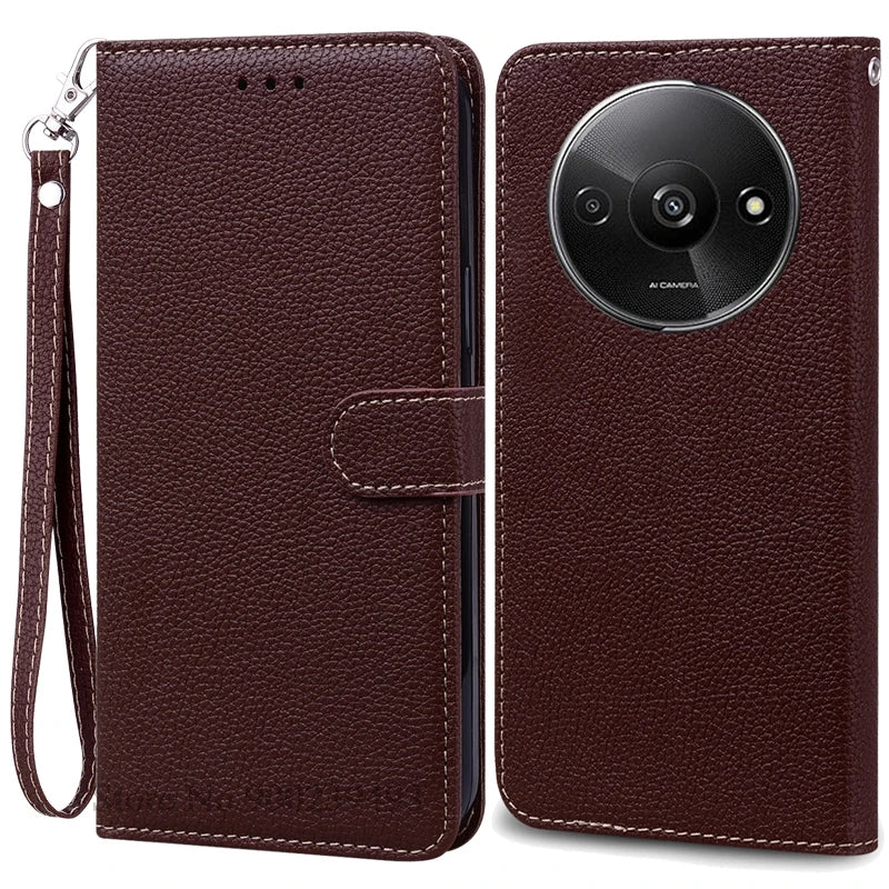 Redmi A3 Leather Wallet Phone Case
