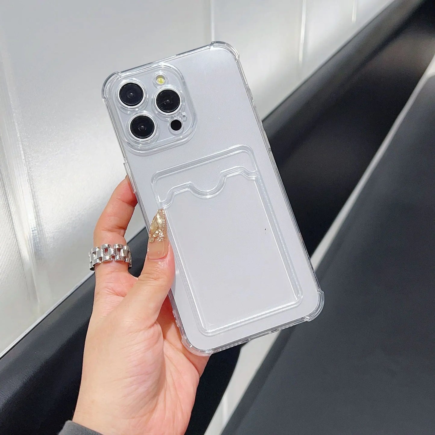 Transparent Card Silicone Case