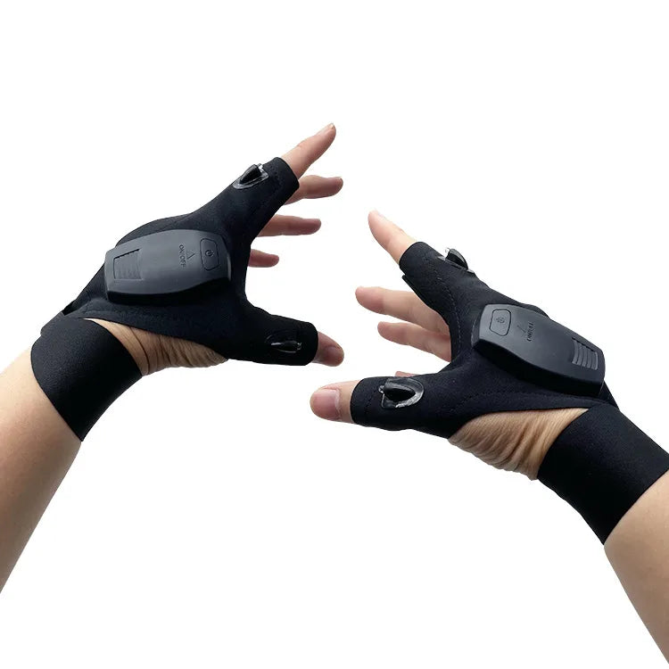 LED Flashlight  Hands-Free Lights Gloves