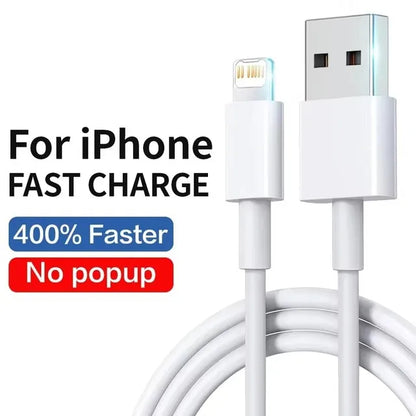 35W Fast Charger Cable (iPhone 7–14)