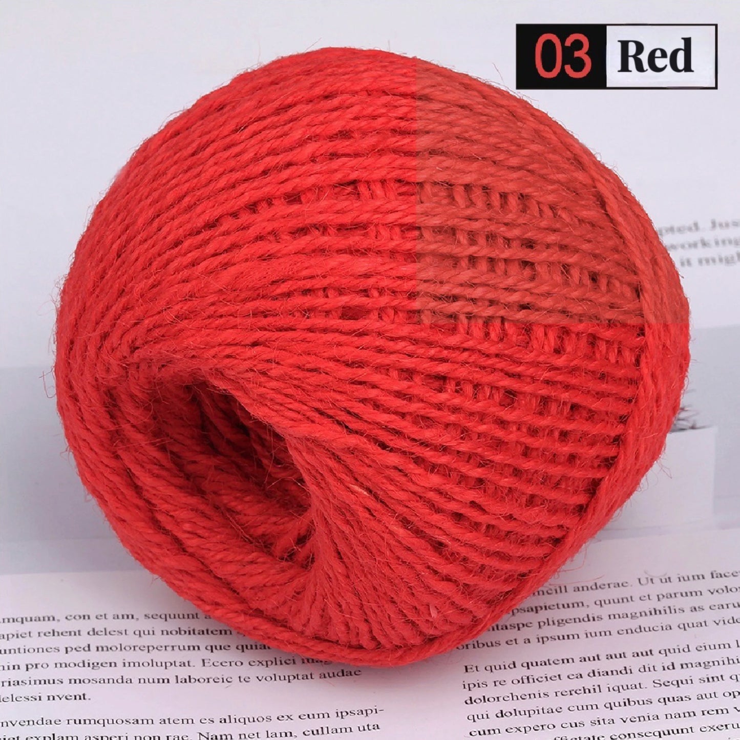 50M/Roll Colorful Natural Jute Rope