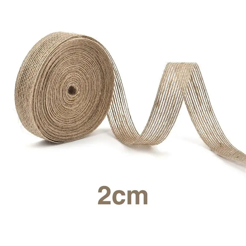 Yellow Jute Burlap Ribbon Roll