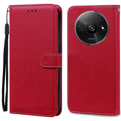 Redmi A3 Leather Wallet Phone Case