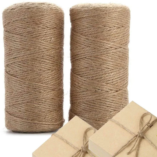 100m/lot Natural Jute Twine Cord