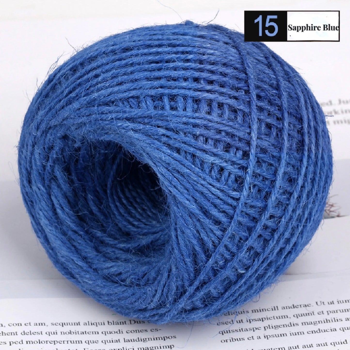 50M/Roll Colorful Natural Jute Rope