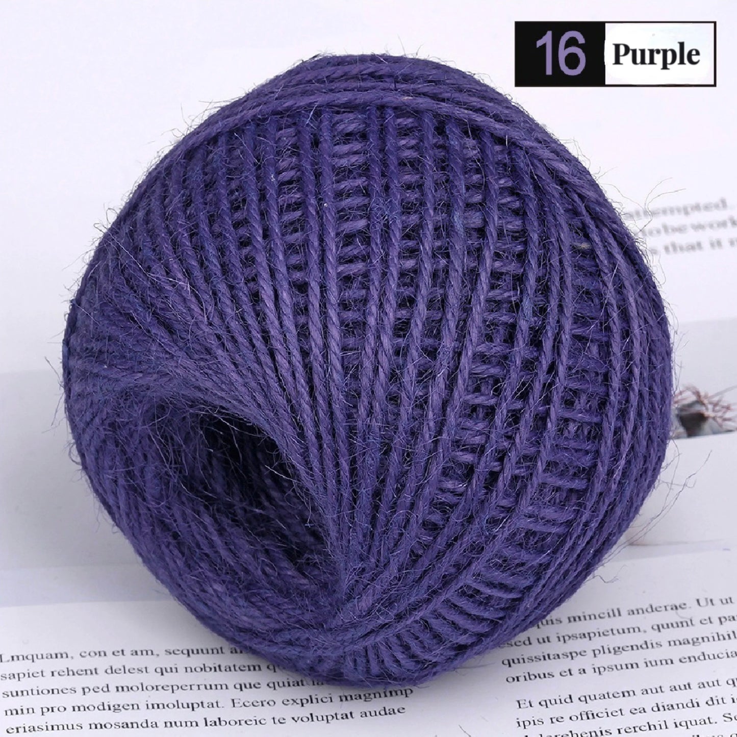 50M/Roll Colorful Natural Jute Rope