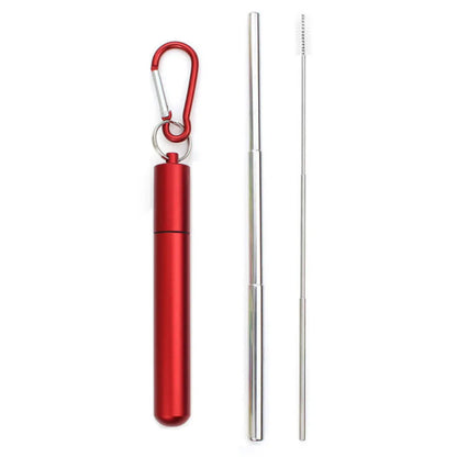 Portable Telescopic Straw Set