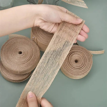 Yellow Jute Burlap Ribbon Roll