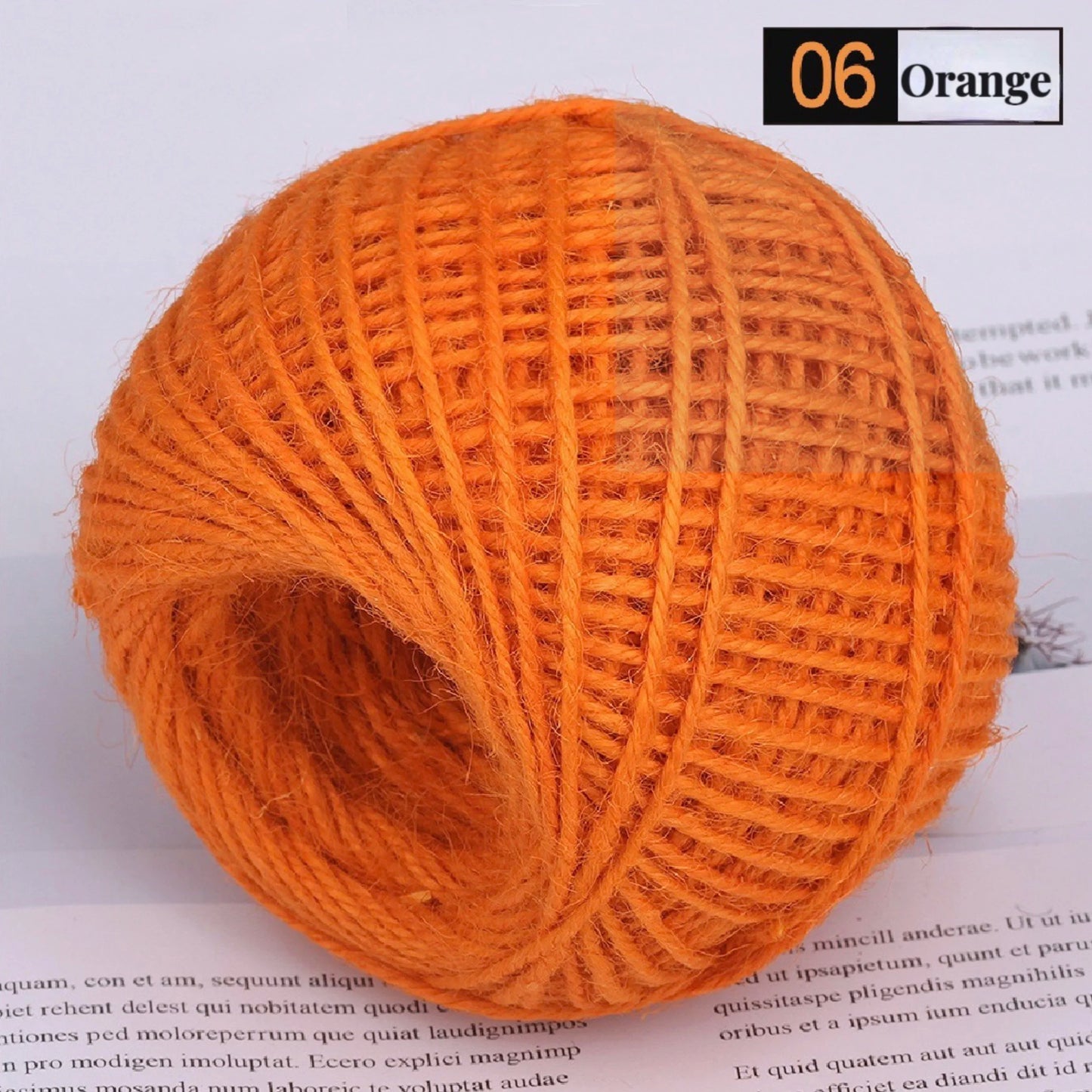 50M/Roll Colorful Natural Jute Rope