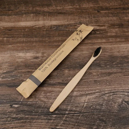 30-Pack Bamboo Soft Toothbrushes – Eco-Friendly & Reusable